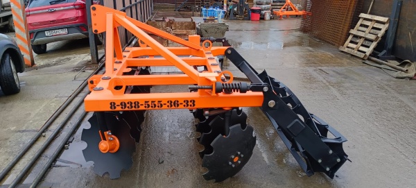 Борона дисковая навесная БДН 2,4х2Н с амортизаторами катка, 14 рабочих органов купить в Владикавказе – «БДН-АгроКубань», 4